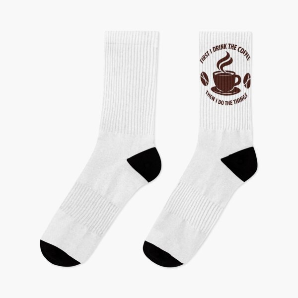Item preview, First I Drink The Coffee Then I Do The Things designed and sold by LuveraxArt.
