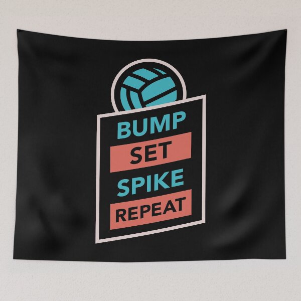 Item preview, Bump, Set, Spike, Repeat Volleyball T-Shirt designed and sold by JNicheMerch2018.