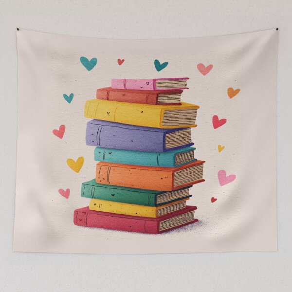 Item preview, Book Stacks designed and sold by bubblyrainbow.