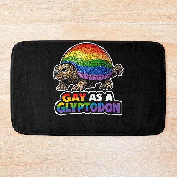 Item preview, Gay as a Glyptodon Rainbow Pride Animal designed and sold by No Limits T-Shirts.