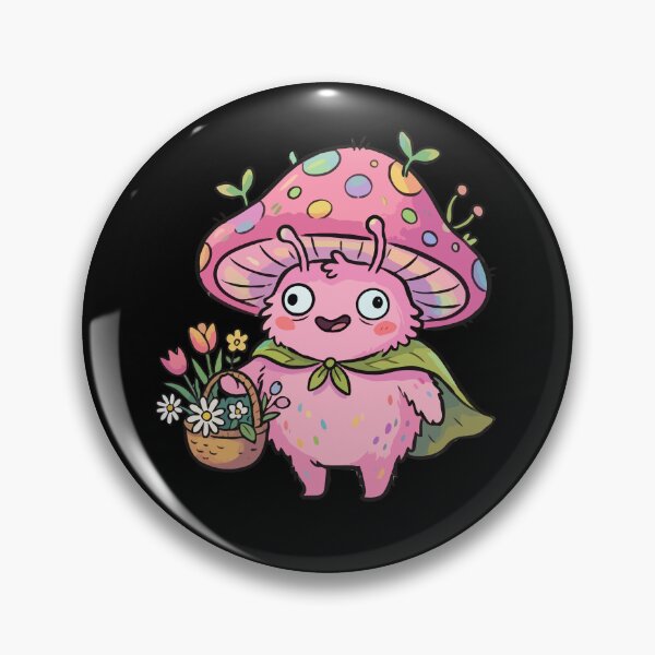 Item preview, Pink Fuzzy Botanical Entity designed and sold by Emegan Print Art.