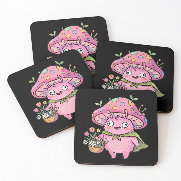 Item preview, Pink Fuzzy Botanical Entity designed and sold by Emegan Print Art.