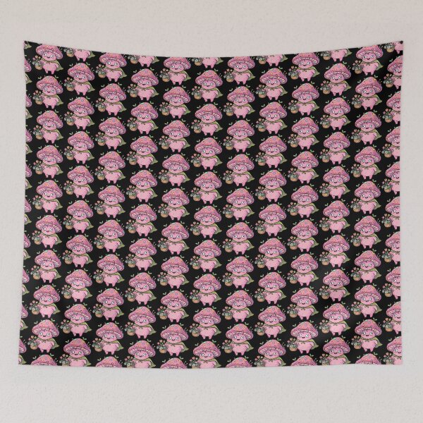 Item preview, Pink Fuzzy Botanical Entity designed and sold by Emegan Print Art.