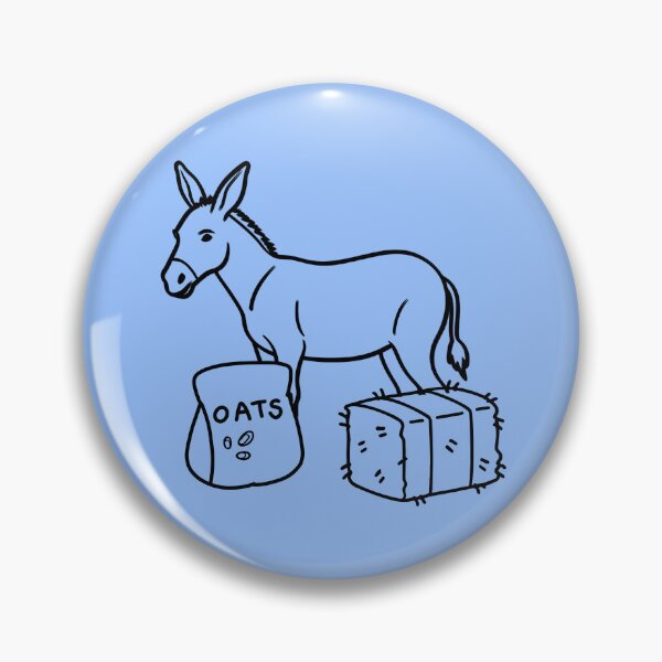 Item preview, Donkey Oat Hay – Don Quixote Rebus Puzzle Literary Pun Design designed and sold by ThisIsDebbie.