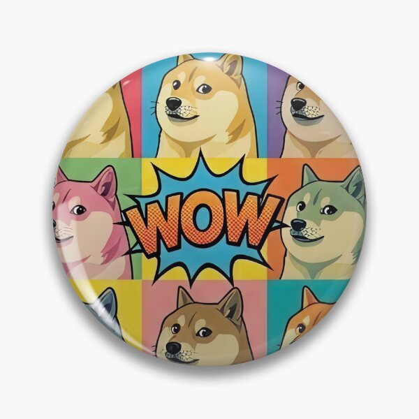 Item preview, Doge Andy Warhol Pop Art - Vintage Shiba Inu Comic Meme designed and sold by PixelsTelas.