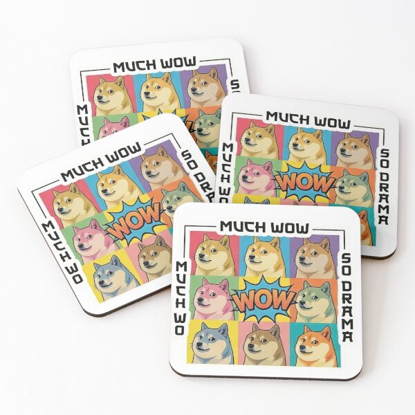 Item preview, Doge Andy Warhol Pop Art - Vintage Shiba Inu Comic Meme designed and sold by PixelsTelas.