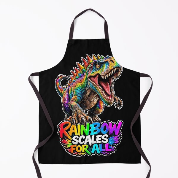 Item preview, Vibrant Rainbow Dinosaur Scales For All Design designed and sold by No Limits T-Shirts.