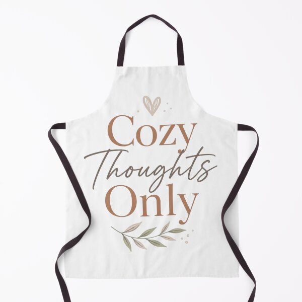 Item preview, Cozy Thoughts Only | Soft Cozy Aesthetic Quote Design designed and sold by Irene Catchmind.
