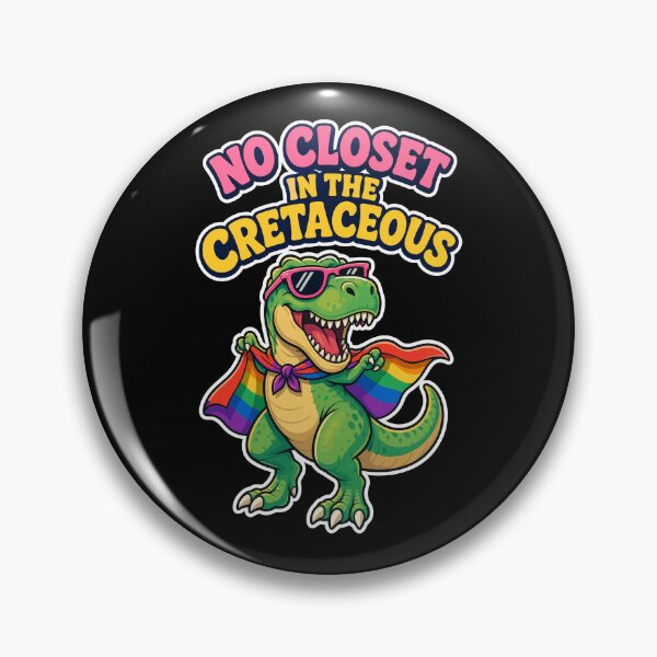 Item preview, No Closet In The Cretaceous T-Rex Pride Dinosaur designed and sold by No Limits T-Shirts.