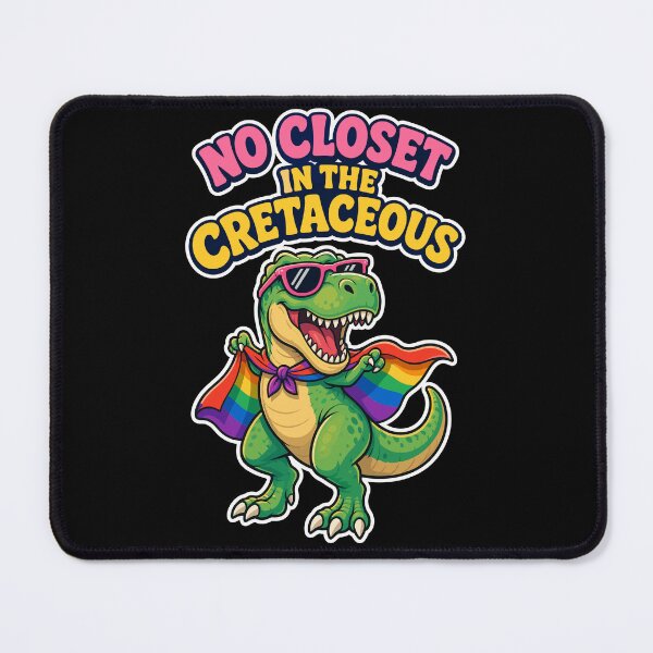 Item preview, No Closet In The Cretaceous T-Rex Pride Dinosaur designed and sold by No Limits T-Shirts.