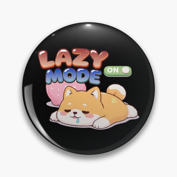 Item preview, Lazy Mode ON – Cute Sleepy Dog Kawaii Design T-Shirt designed and sold by DarojadNR.