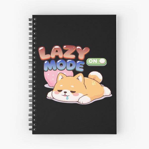 Item preview, Lazy Mode ON – Cute Sleepy Dog Kawaii Design T-Shirt designed and sold by DarojadNR.