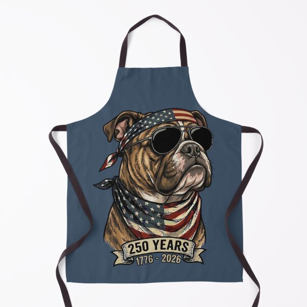 Item preview, Patriotic Bulldog 250 Years USA Flag Anniversary designed and sold by d247.