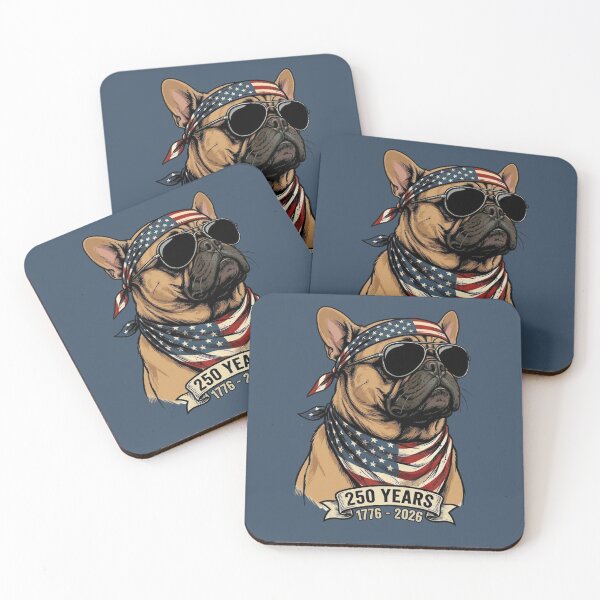 Item preview, French Bulldog 250 Years USA Flag Sunglasses designed and sold by d247.