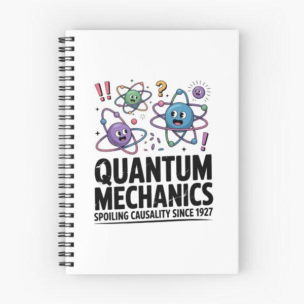 Item preview, Quantum Mechanics Spoiling Causality - Atom Designs designed and sold by Peter Stawicki.