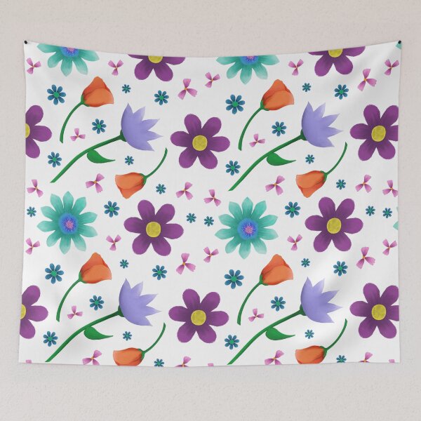 Item preview, Stylized flowers designed and sold by KERRINDOODLES.