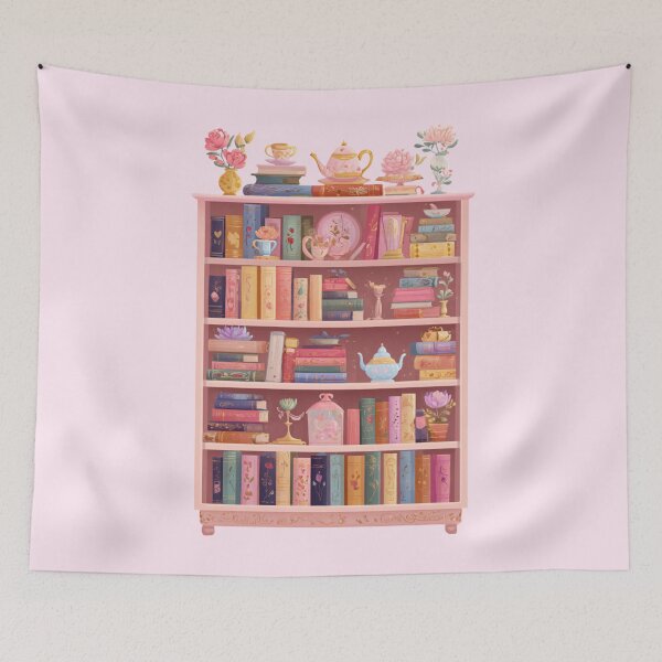 Item preview, Books and Tea designed and sold by bubblyrainbow.