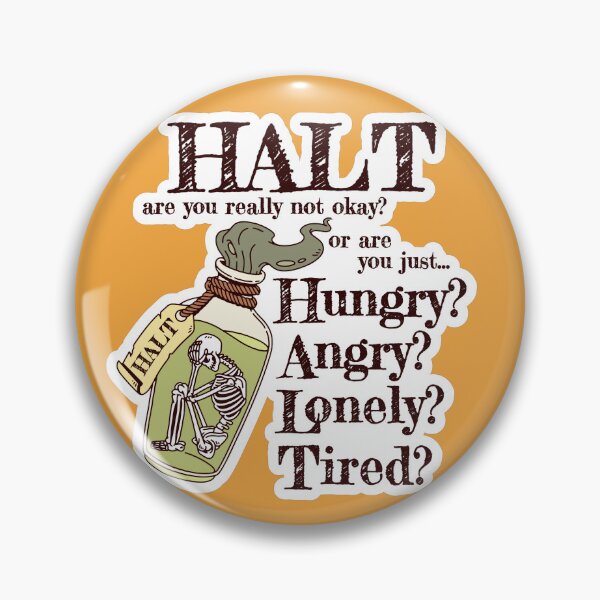 Item preview, HALT designed and sold by Escobar's Emporium of Oddities, Trifles, Baubles... and more!.