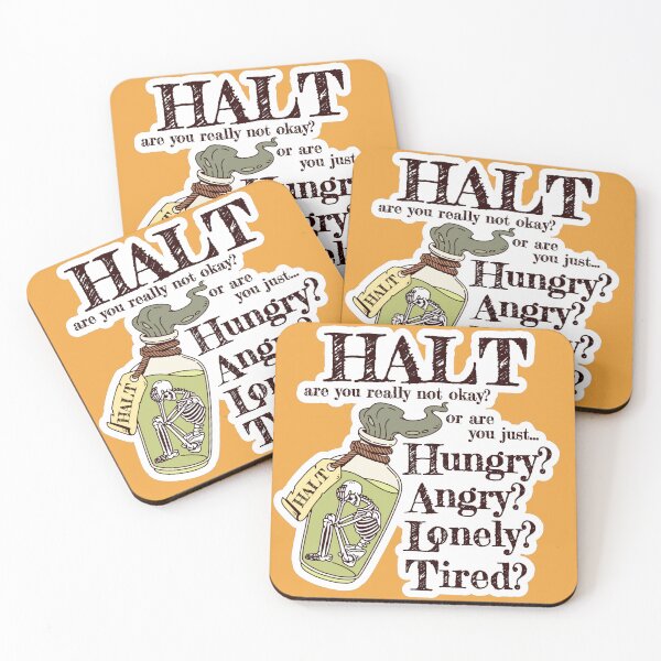 Item preview, HALT designed and sold by Escobar's Emporium of Oddities, Trifles, Baubles... and more!.