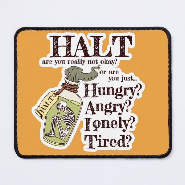 Item preview, HALT designed and sold by Escobar's Emporium of Oddities, Trifles, Baubles... and more!.