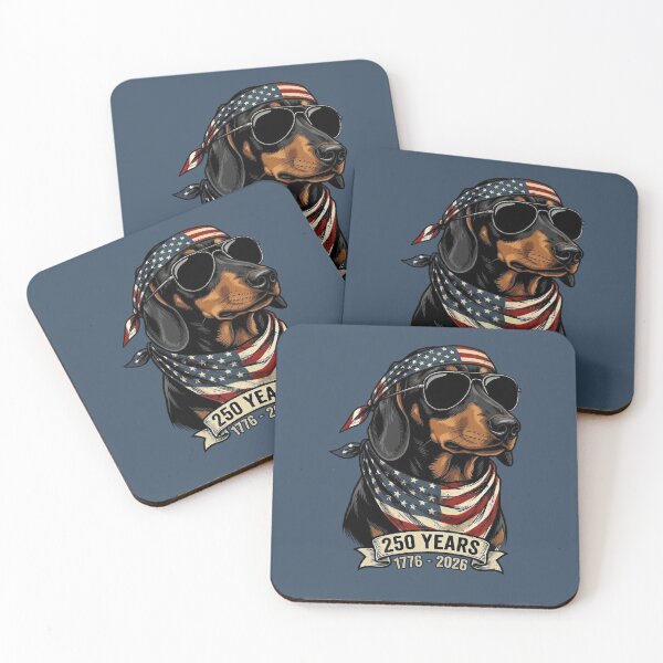 Item preview, Patriotic Dachshund Dog 250 Years 1776-2026 designed and sold by d247.