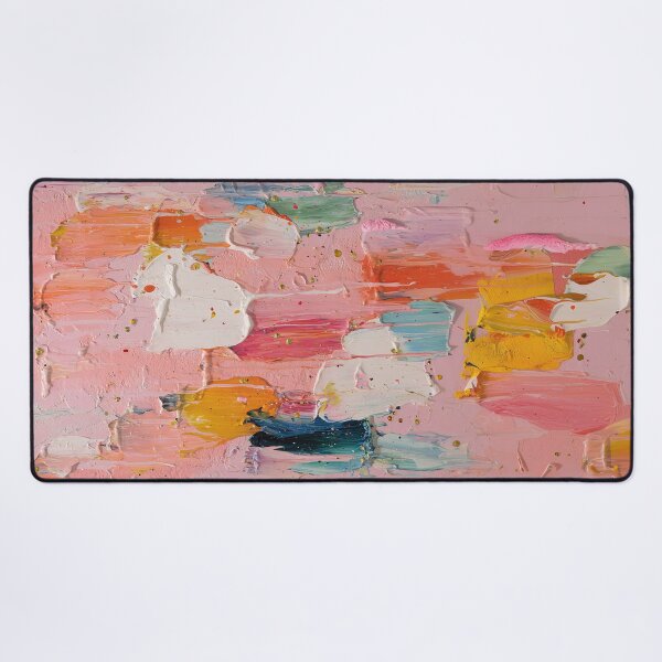 Item preview, Colorful Pastel Abstract Thick Impasto Painting designed and sold by colorful-white.
