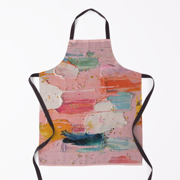 Item preview, Colorful Pastel Abstract Thick Impasto Painting designed and sold by colorful-white.