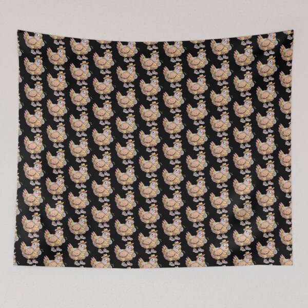 Item preview, Nostalgic Brown Hen with Retro Virtual Pet designed and sold by Emegan Print Art.