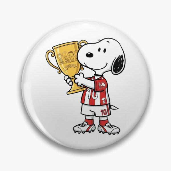 Item preview, Snoopy Soccer Champion Peanuts Gold Trophy designed and sold by DamianRoy88.