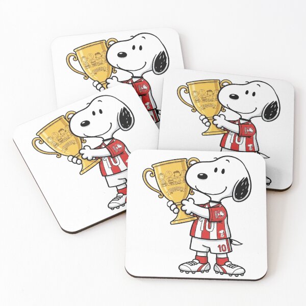 Item preview, Snoopy Soccer Champion Peanuts Gold Trophy designed and sold by DamianRoy88.