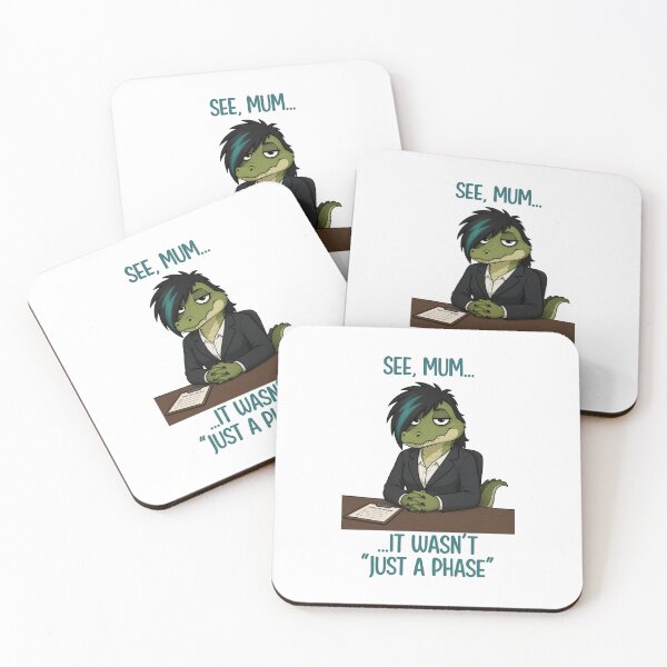 Item preview, Emo Crocodile Office Worker designed and sold by CanSparkleArt.