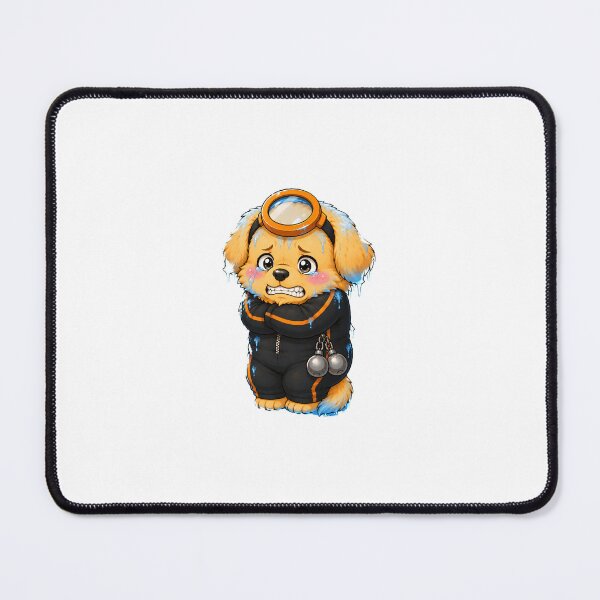 Item preview, KOREA HAENAM - Cute Chibi Golden Retriever Freezing Cold Winter Sticker designed and sold by KOREA-HAENAM.