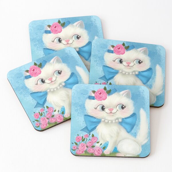 Item preview, Retro Cats June cat art designed and sold by Ash Evans.