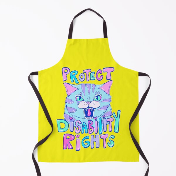 Item preview, Protect Disability Rights Cat Art designed and sold by crestfallenmermaid.