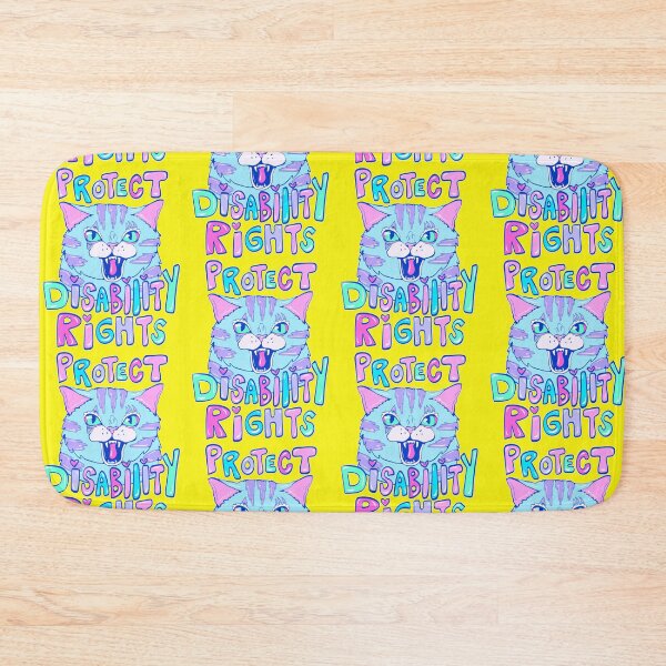 Item preview, Protect Disability Rights Cat Art designed and sold by crestfallenmermaid.