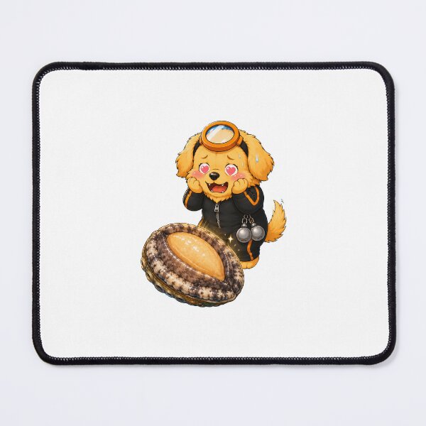 Item preview, KOREA HAENAM - Cute Chibi Golden Retriever Love Abalone Sticker designed and sold by KOREA-HAENAM.