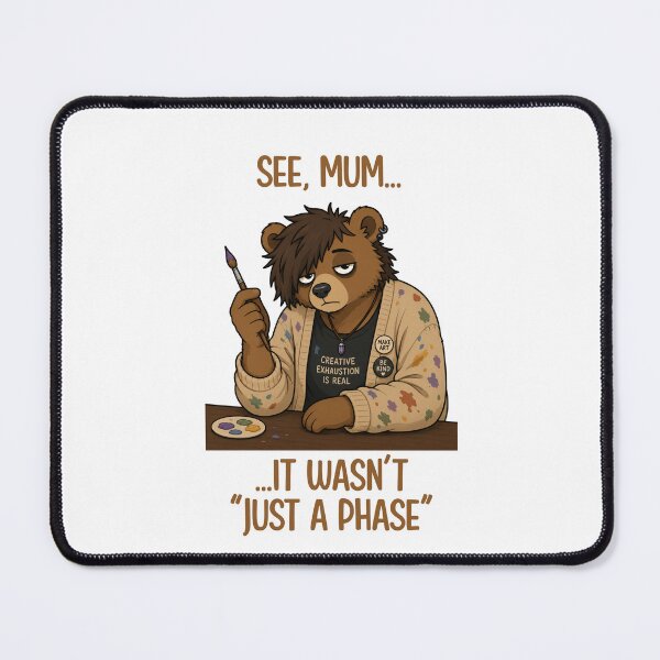 Item preview, Grunge Bear Artist designed and sold by CanSparkleArt.