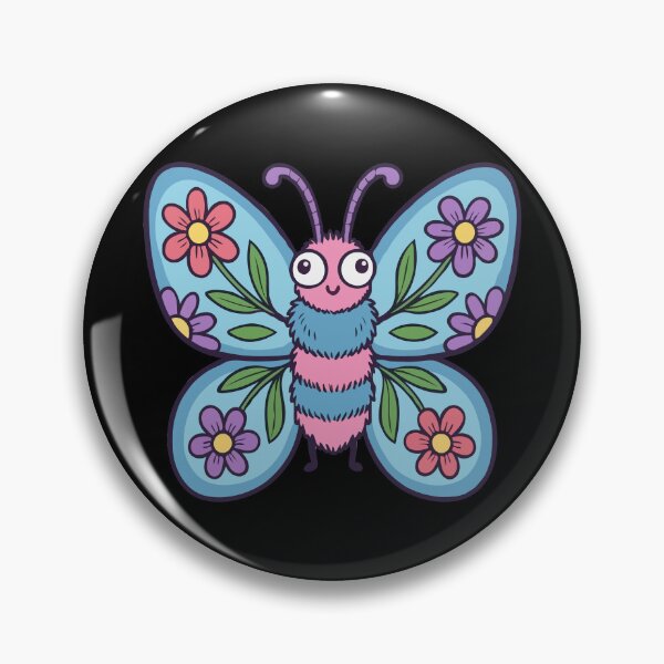 Item preview, Petal Winged Fuzzy Blue Pollinator designed and sold by Emegan Print Art.