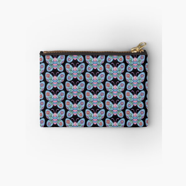 Item preview, Petal Winged Fuzzy Blue Pollinator designed and sold by Emegan Print Art.