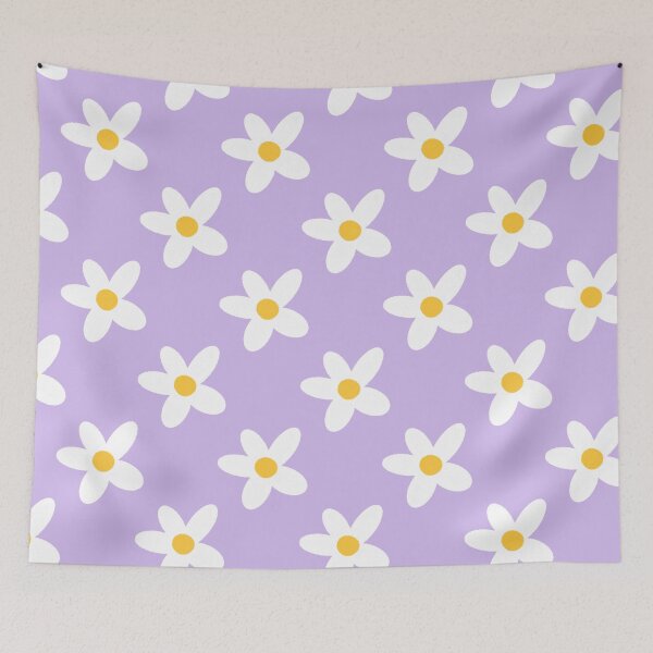Item preview, Cute and Simple Flower (Purple Background) designed and sold by KharaFox Design.