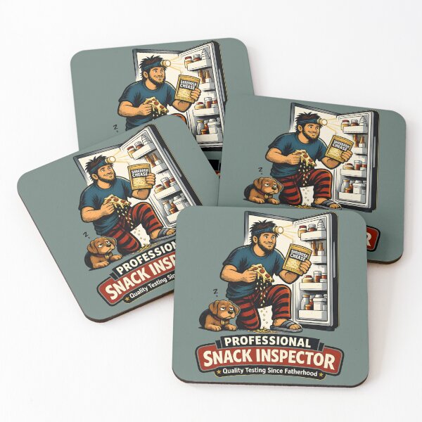 Item preview, Professional Snack Inspector Funny Dad Snack Gift designed and sold by  MAD's Recreation Studio.