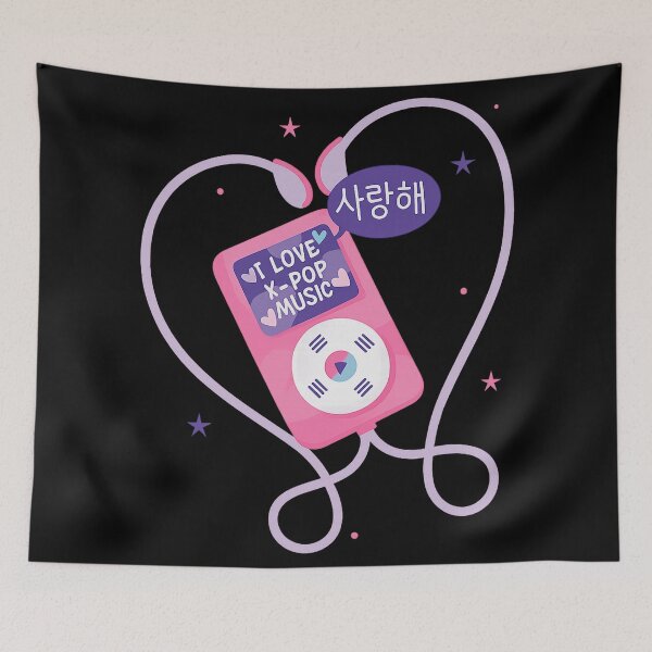 Item preview, I love K-pop music designed and sold by YChangShop.