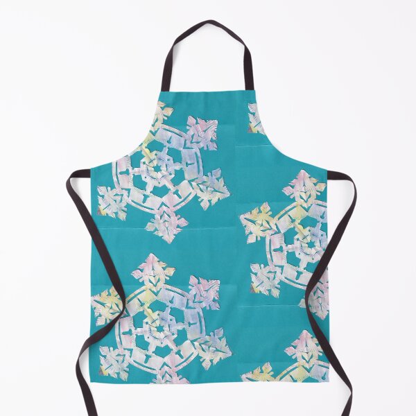 Item preview, snowflake on blue designed and sold by AlmostReady.