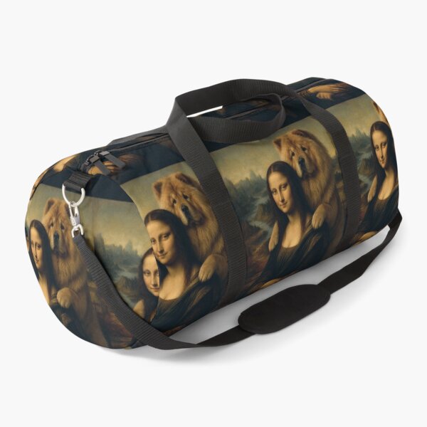 Item preview, Mona Lisa And Chow Chow Friend - Funny Classical Painting Parody designed and sold by merchxwear.