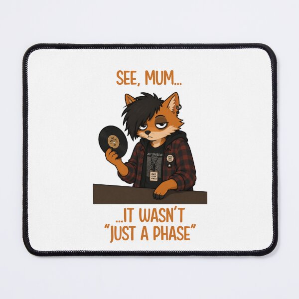 Item preview, Grunge Fox Vinyl Collector designed and sold by CanSparkleArt.