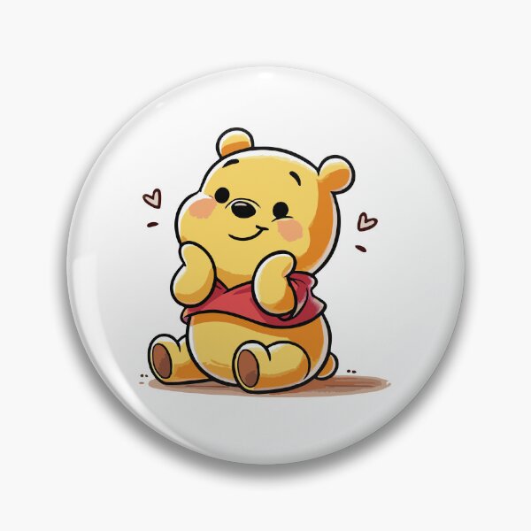 Item preview, Cute Honey Bear Kawaii Cartoon Sticker | Adorable Teddy Bear Illustration designed and sold by Pinpondesigns.