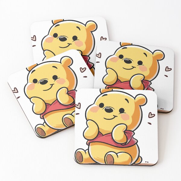Item preview, Cute Honey Bear Kawaii Cartoon Sticker | Adorable Teddy Bear Illustration designed and sold by Pinpondesigns.