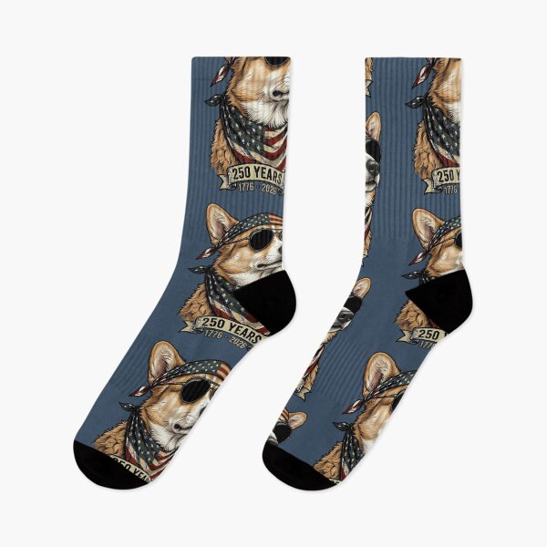 Item preview, Patriotic Corgi 250 Years USA Flag Dog 1776-2026 designed and sold by d247.