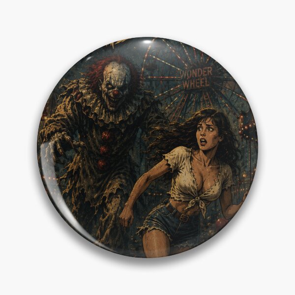 Item preview, Vintage Clown Horror Poster designed and sold by JonelleTshirts.