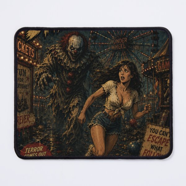 Item preview, Vintage Clown Horror Poster designed and sold by JonelleTshirts.